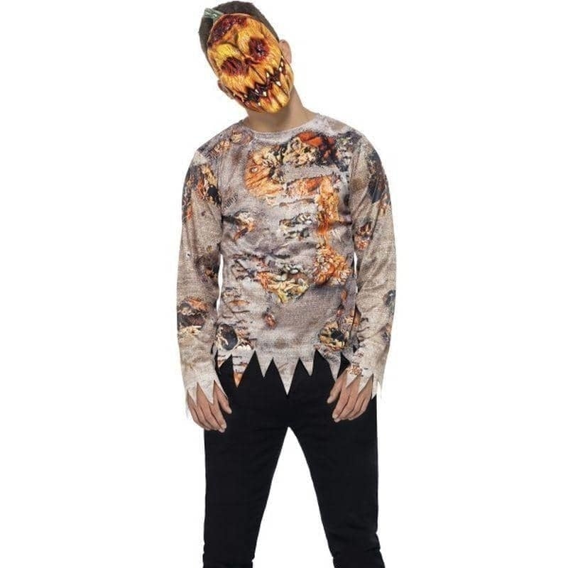 Poison Pumpkin Costume Kids Orange 1
