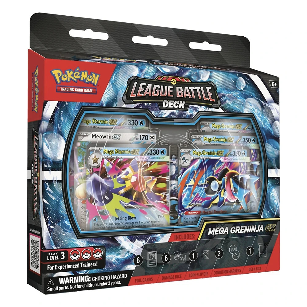 Pokemon TCG Mega Greninja ex League Battle Deck Front