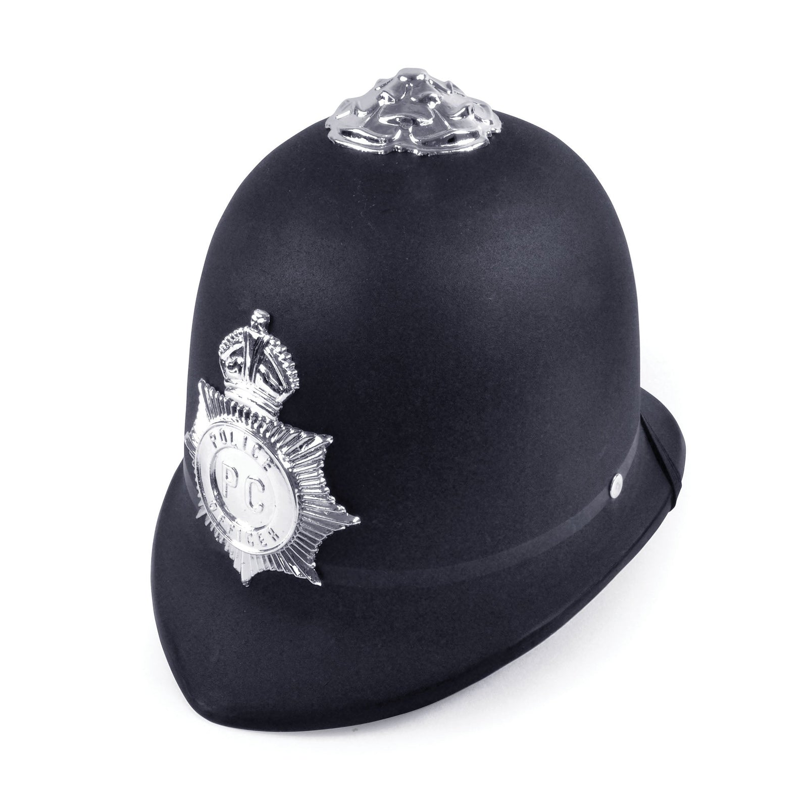 Police Helmet Hard Plastic Hat Adult 1