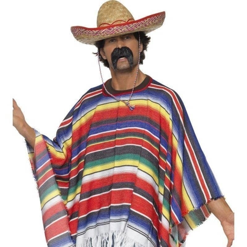 Poncho Adult Multi Coloured One Size 1