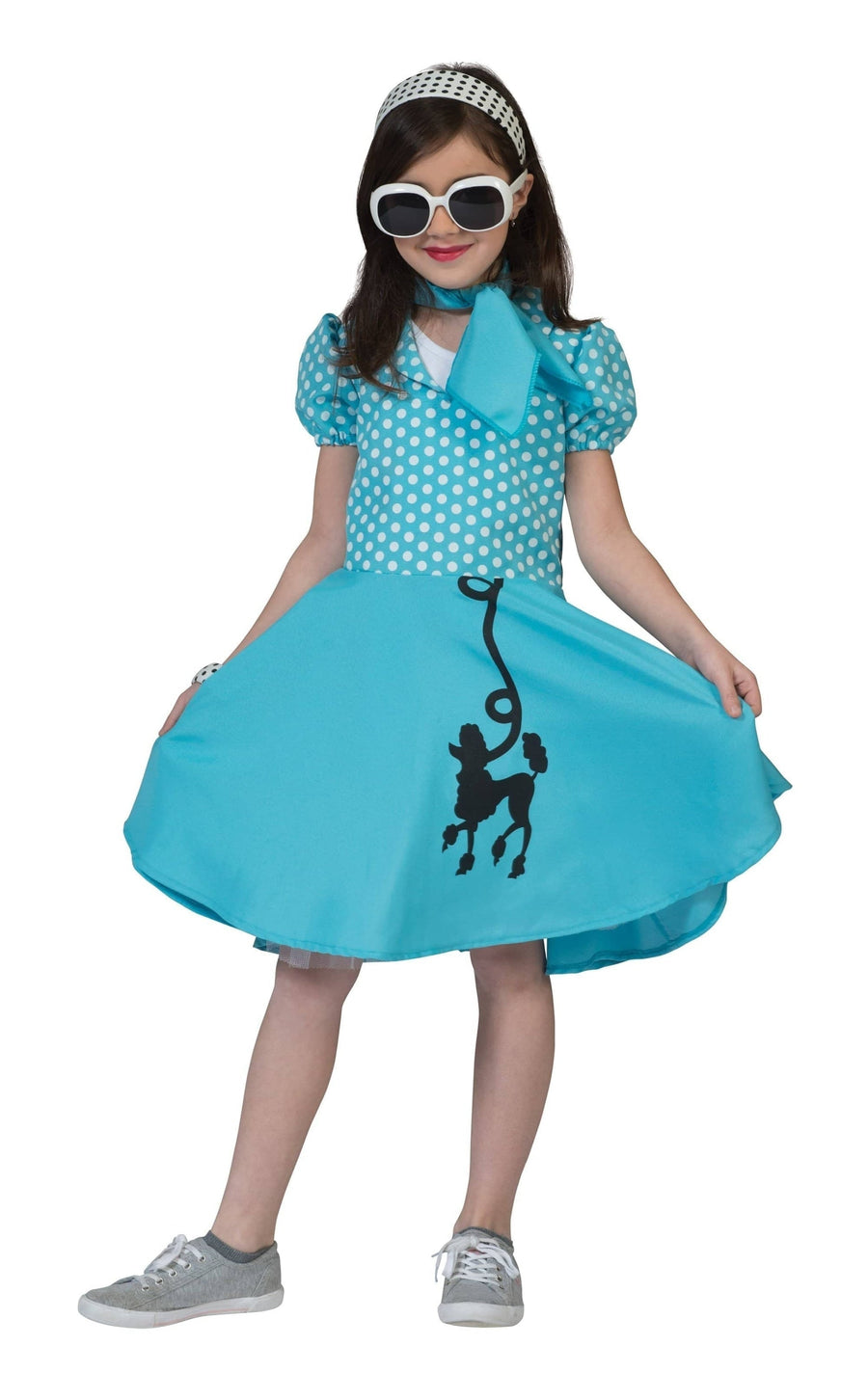 Poodle Dress Blue Childrens Costume_1