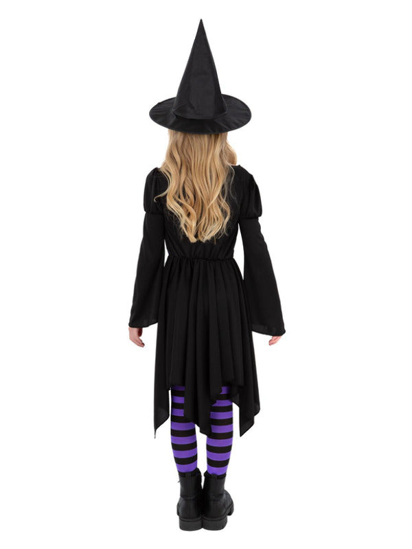 Practical Spell Witch Costume Girls Dress with Hat 3