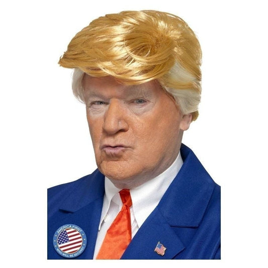 President Trump Wig Adult Blonde MAGA Costume Accessory 1