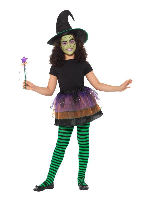 Pretty Witch Kit Child Black Purple 1