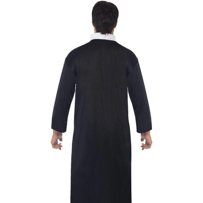 Priest Costume Adult Black White_2