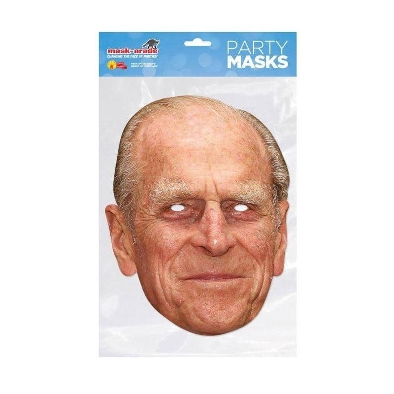 Prince Philip Carboard Face Mask 1