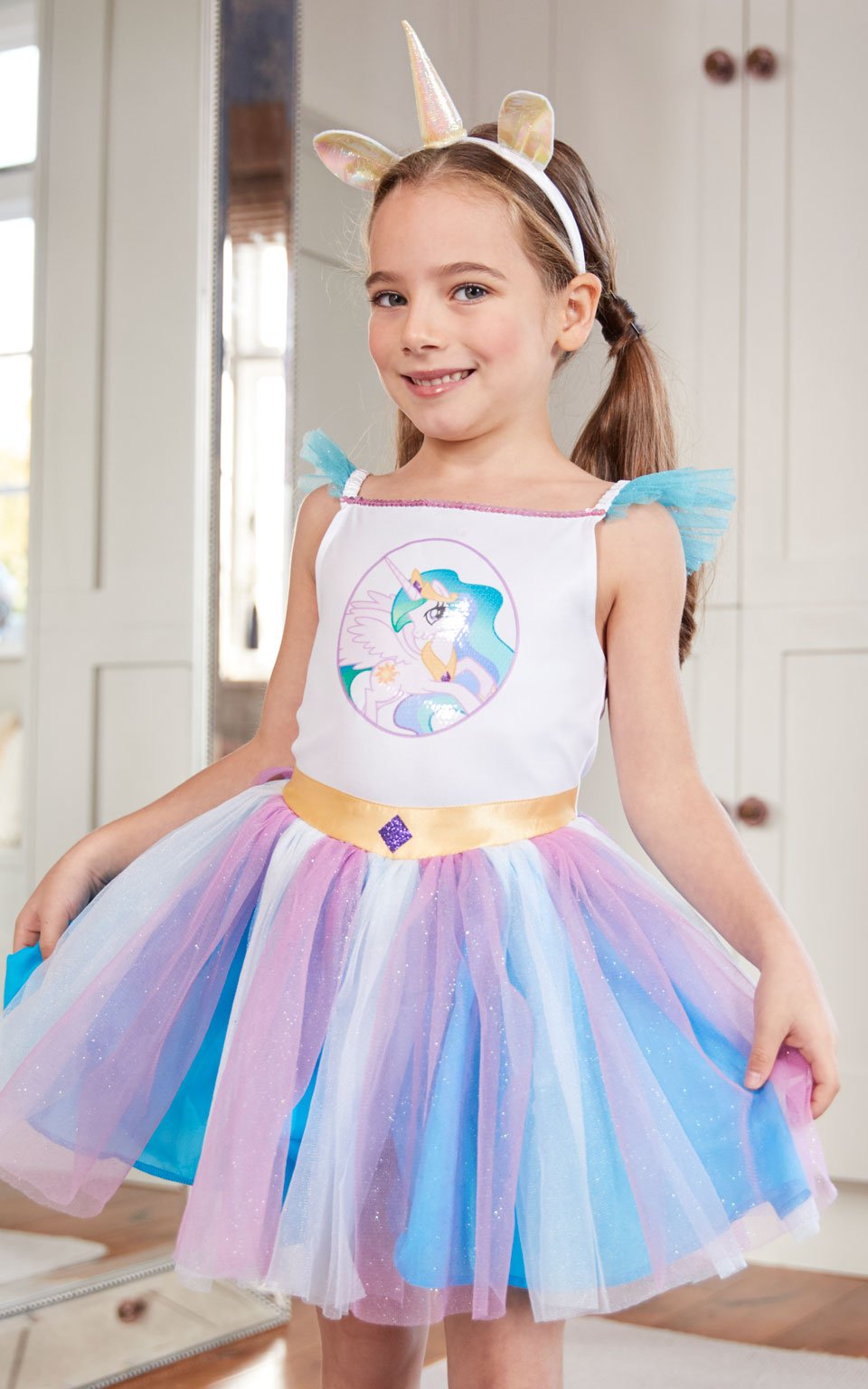 Princess Celestia Deluxe My Little Pony Girls Tutu Costume_2