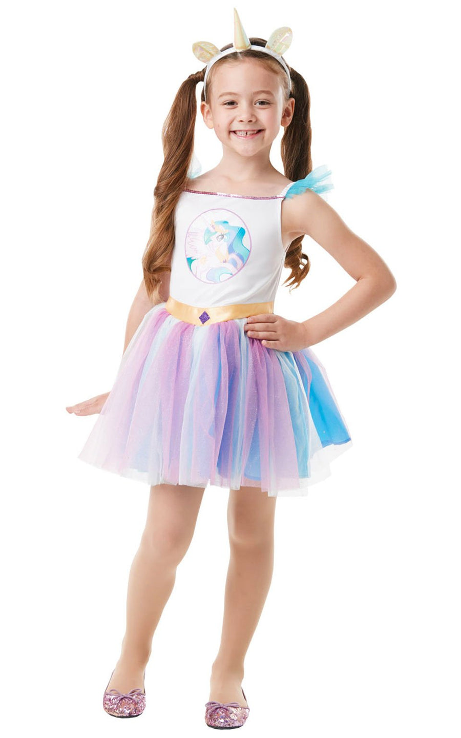 Princess Celestia Deluxe My Little Pony Girls Tutu Costume_1