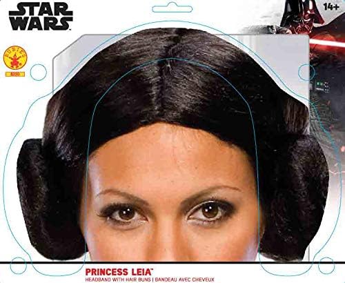 Princess Leia Head Band Fake Hair Buns 2