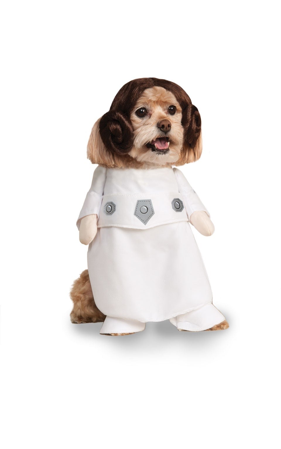 Princess Leia Pet Costume with Arms Disney Star Wars 1