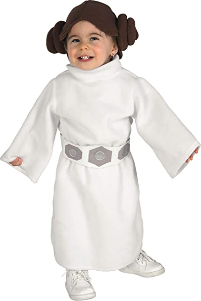Princess Leia Toddler Romper Star Wars White Fleece 1