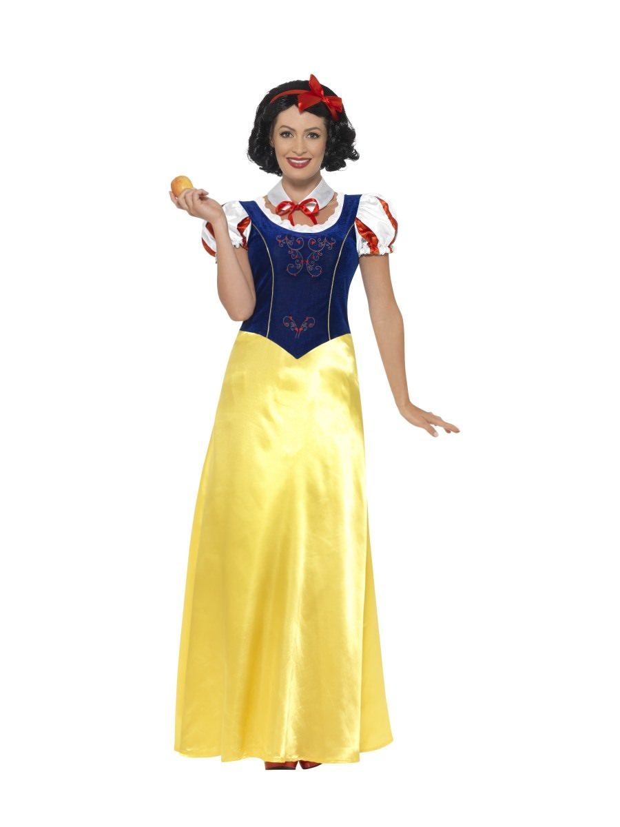 Princess Snow Costume Adult Yellow_5
