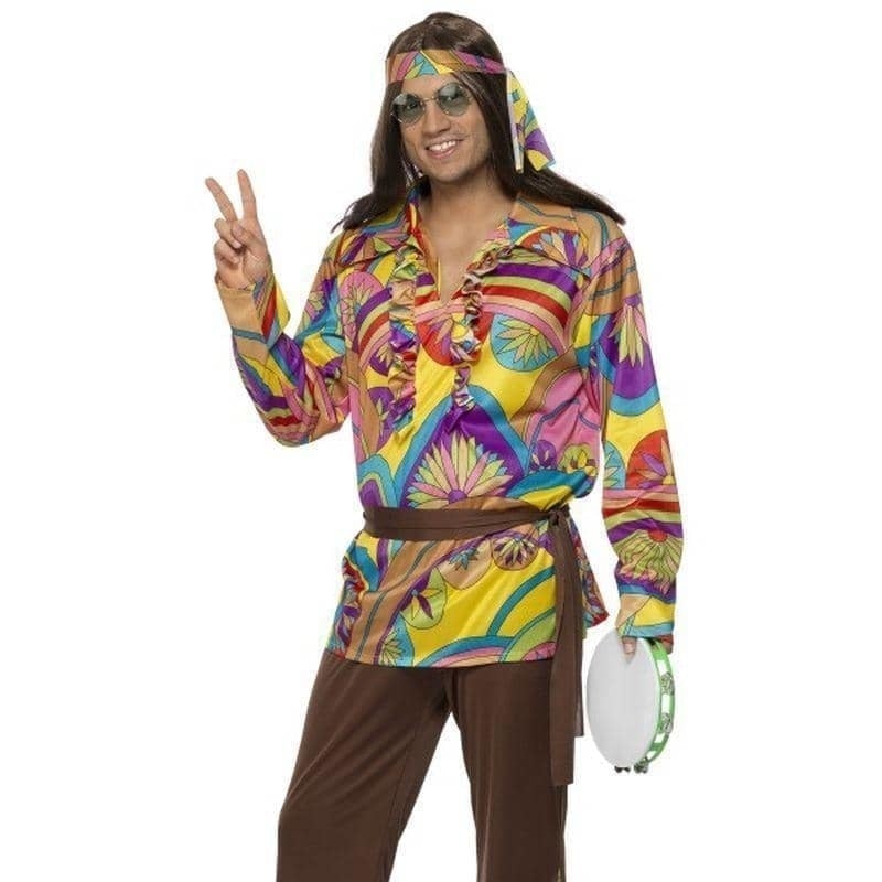 Psychedelic Hippie Man Costume Adult_1