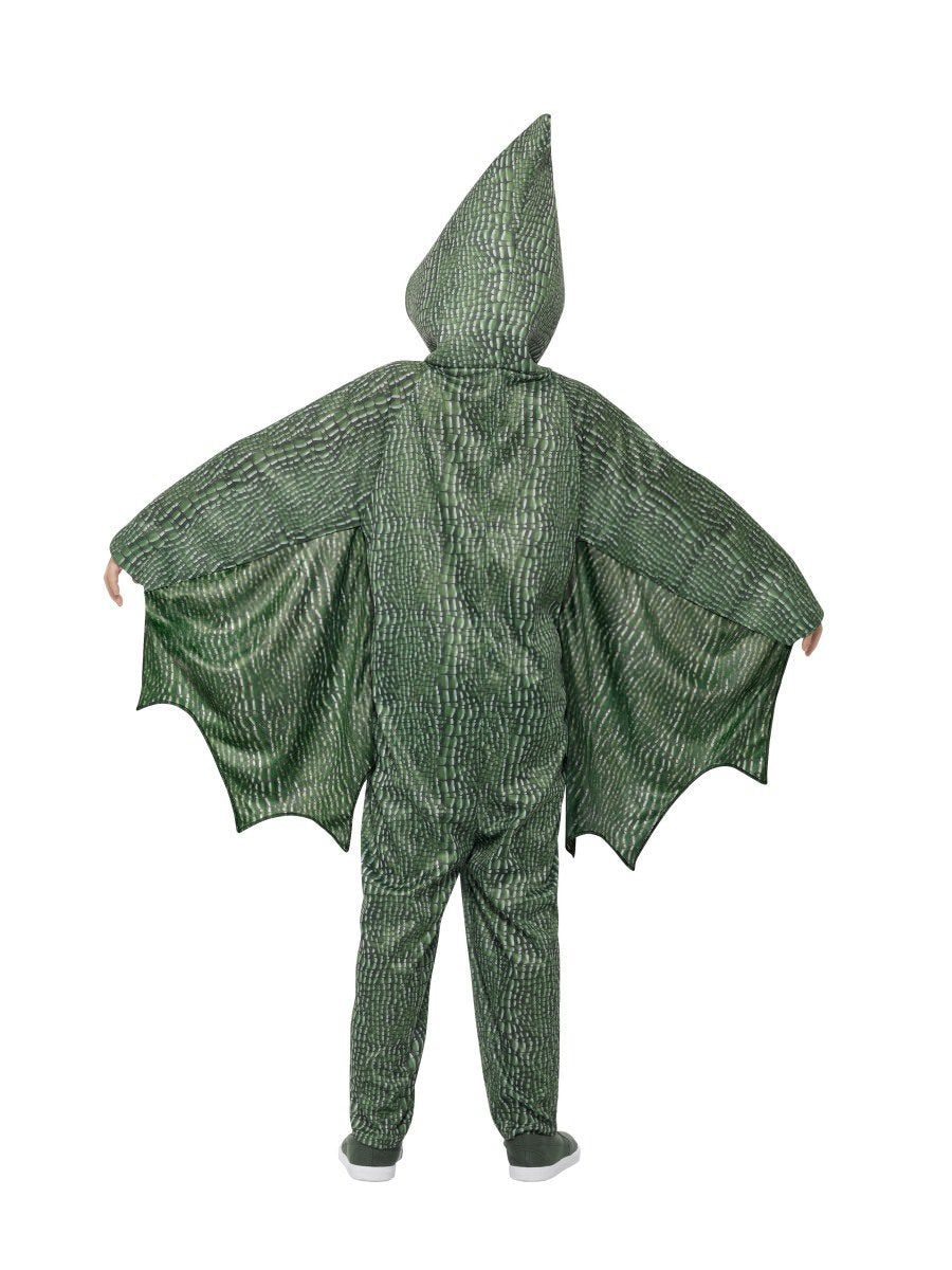 Pterodactyl Dinosaur Costume Kids Green All In One_4
