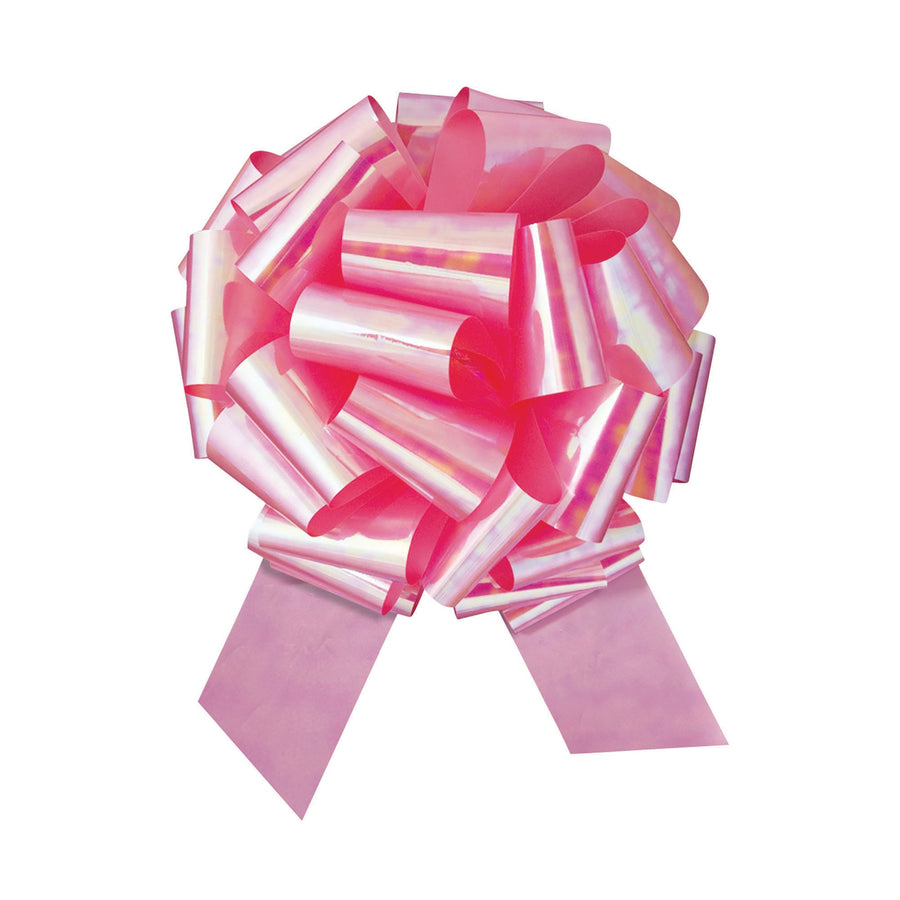 Pull Bow Pink Iridescent 35cm Decoration_1