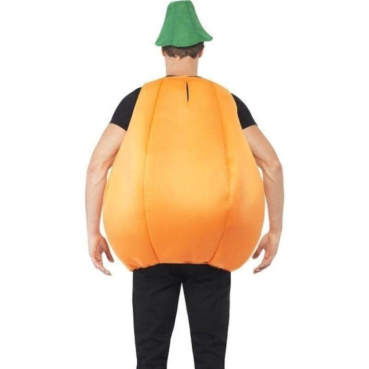 Pumpkin Costume Adult Orange Green Tabard_3