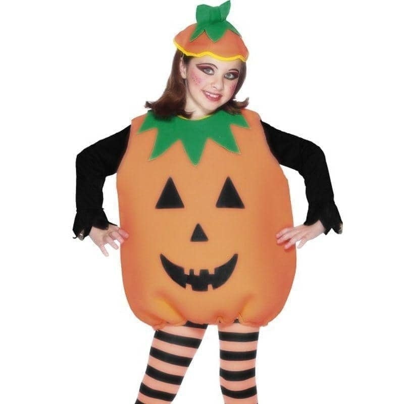 Pumpkin Costume Kids Orange Black_1