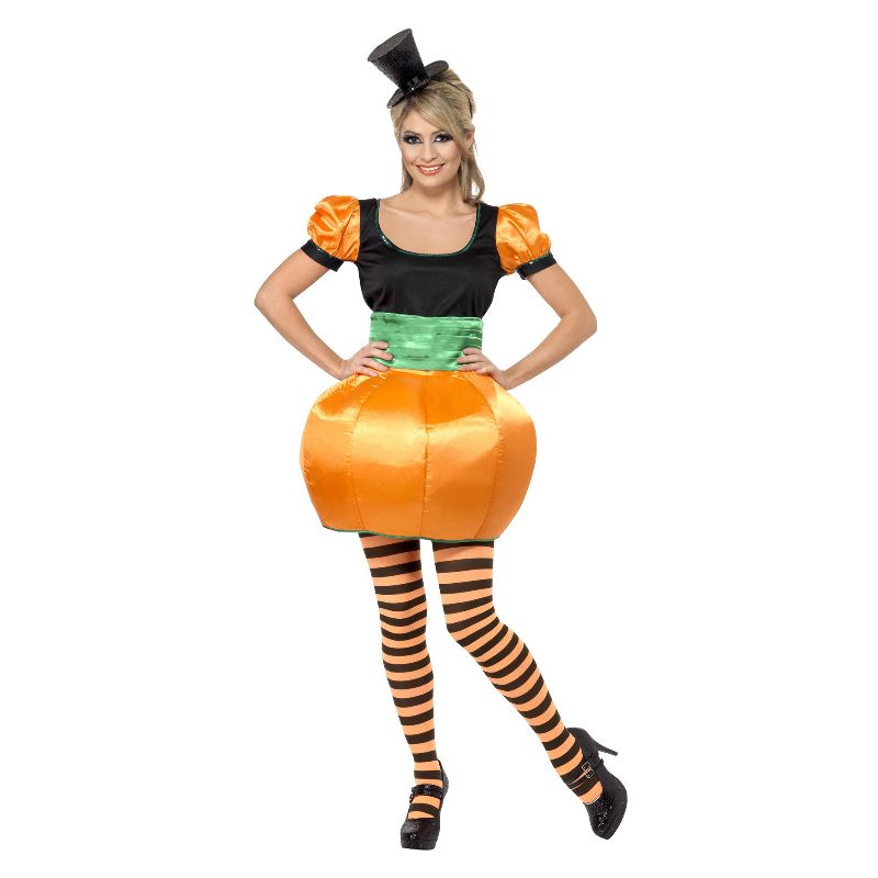 Pumpkin Costume Orange Adult_1 sm-33802M