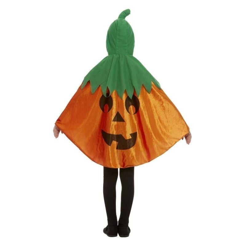 Pumpkin Hooded Cape Child Orange 2