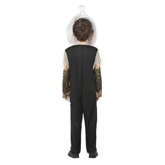 Pumpkin Scarecrow Reaper Costume Child Brown Orange 2