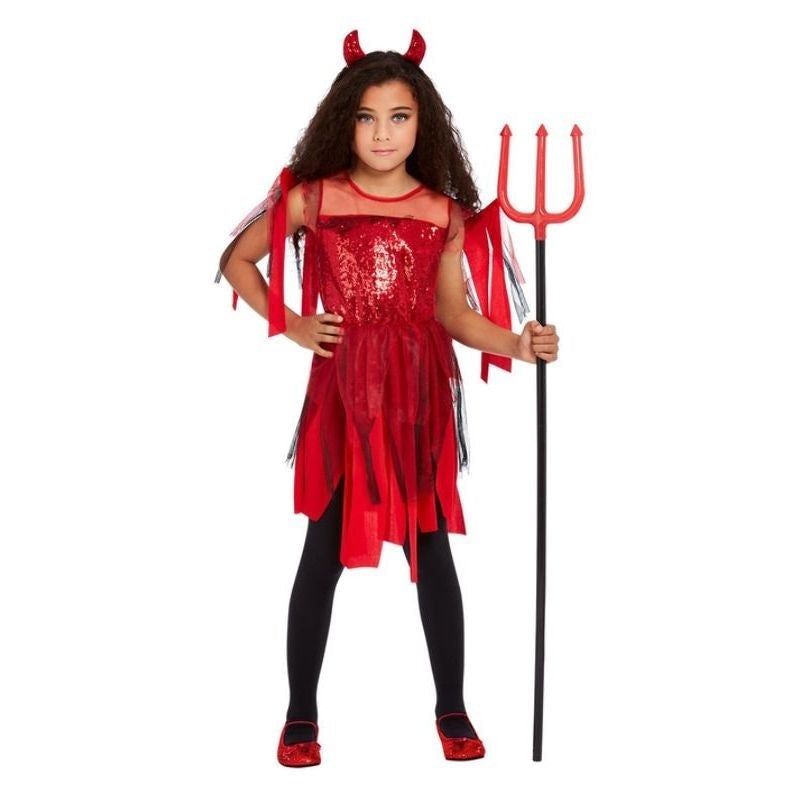 Punk Devil Costume Child Red_1