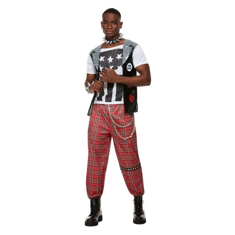 Punk Rocker Men Costume 1