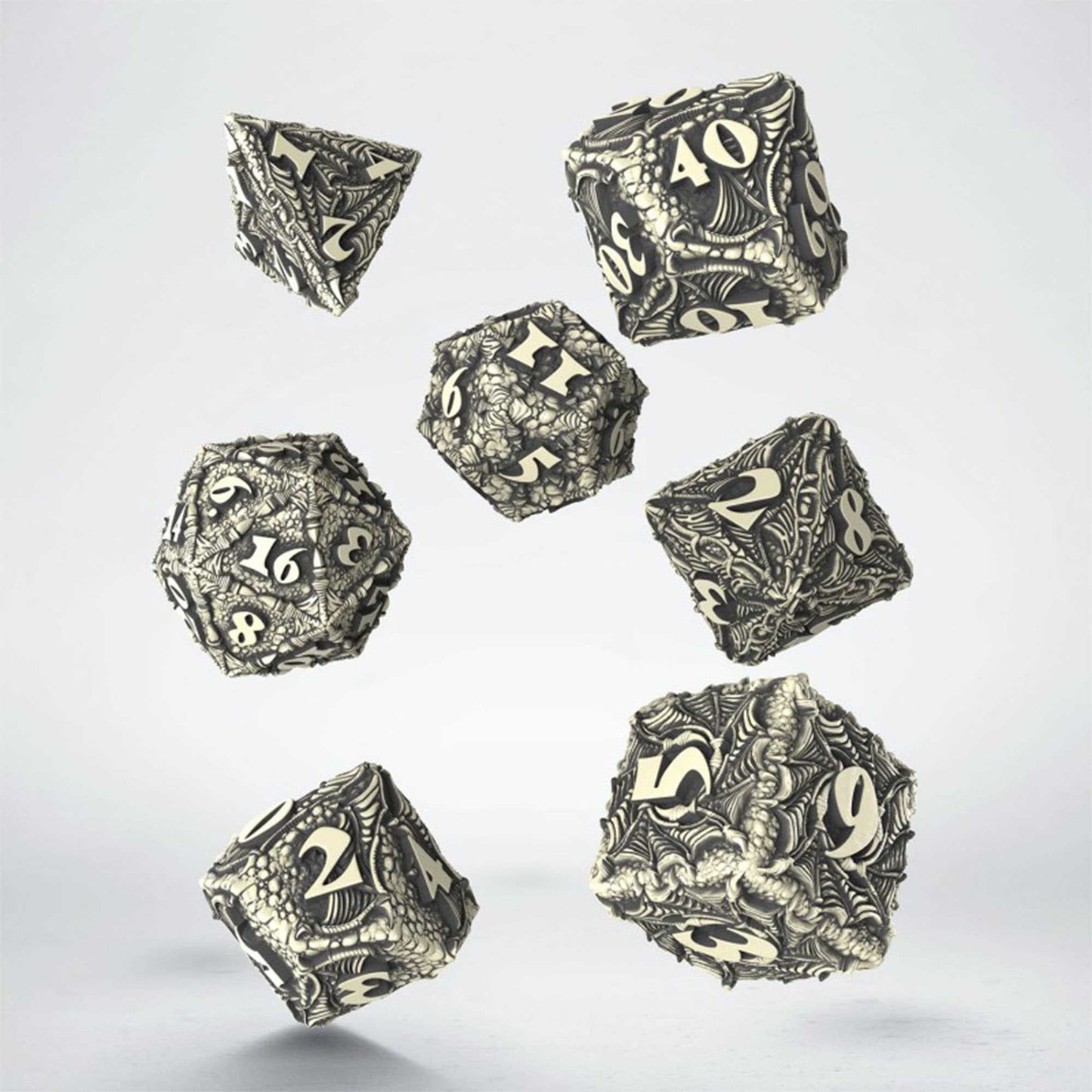 Dracopolis Dice Set the Scandinavian Blackfang Dice Set by Q Workshop 2