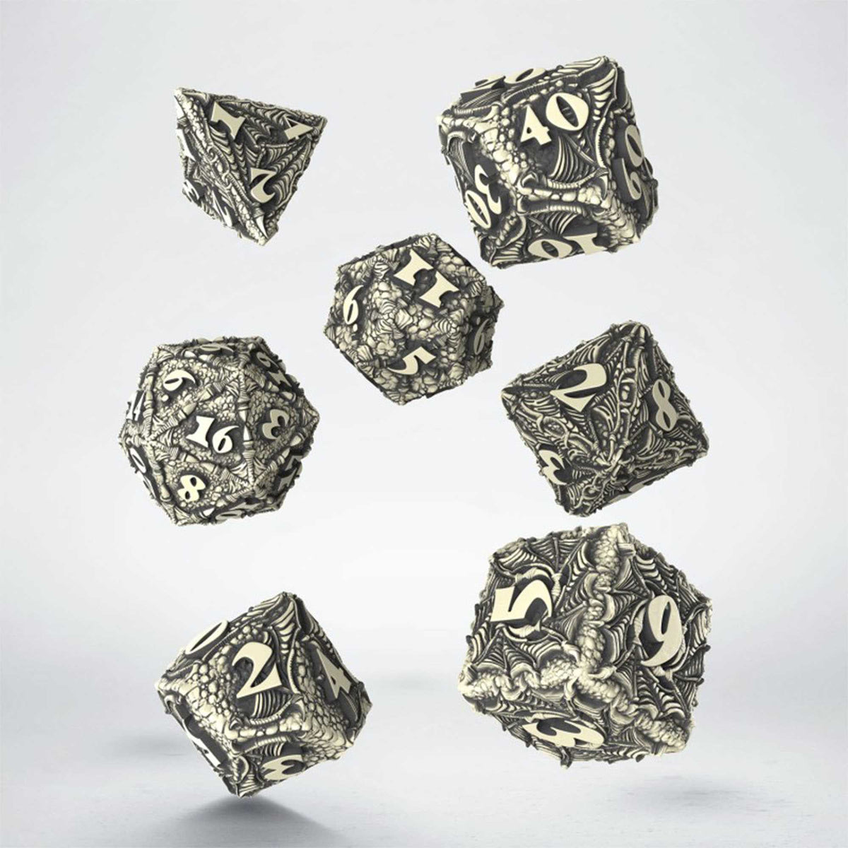 Dracopolis Dice Set the Scandinavian Blackfang Dice Set by Q Workshop 2