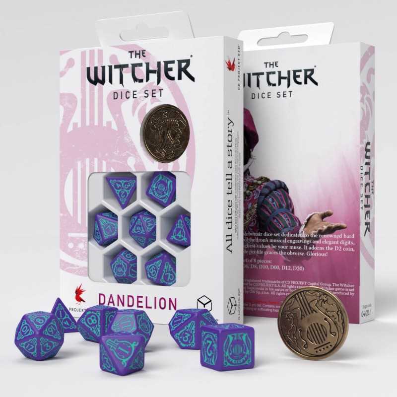 The Witcher Dice Set Dandelion Half Century of Poetry