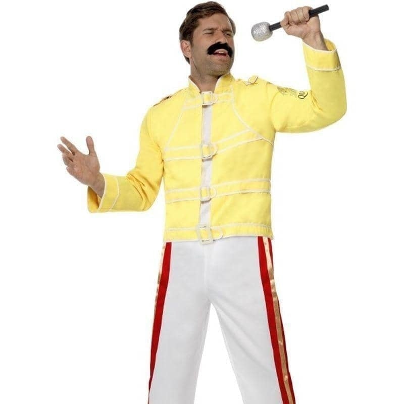Queen Freddie Mercury Costume Adult Yellow_1
