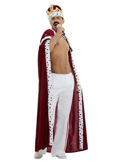 Queen Freddie Mercury Deluxe Royal Costume Adult Red 4