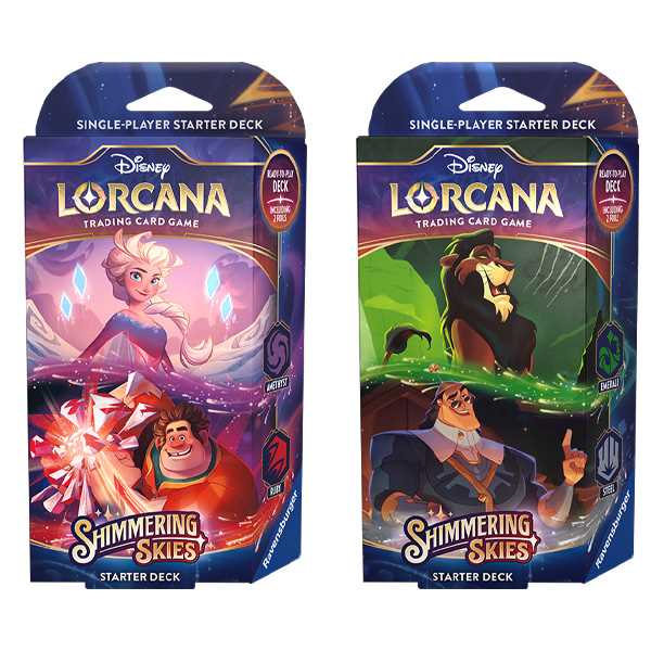 Disney Lorcana Trading Card Game - Starter Deck CDU Display (8 Pack) - Set 5 1