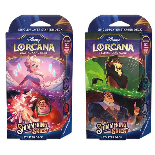 Disney Lorcana Trading Card Game - Starter Deck CDU Display (8 Pack) - Set 5 1