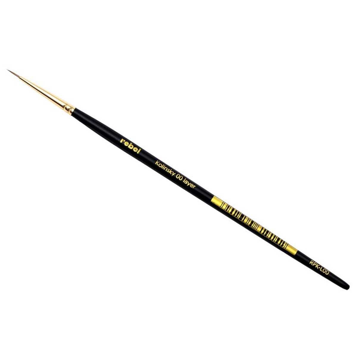 Rebel Brush Natural Kolinsky Layer 00 Miniatures Game Accessory