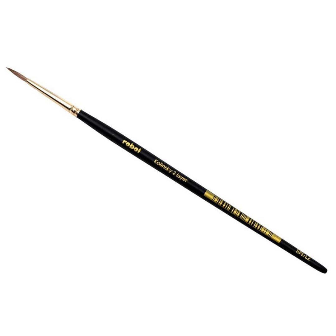 Rebel Brush Natural Kolinsky Layer 2 Miniatures Game Accessory