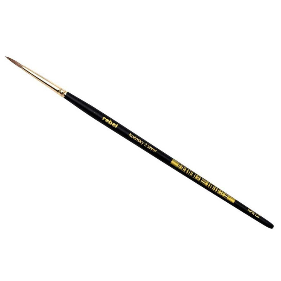 Rebel Brush Natural Kolinsky Layer 2 Miniatures Game Accessory