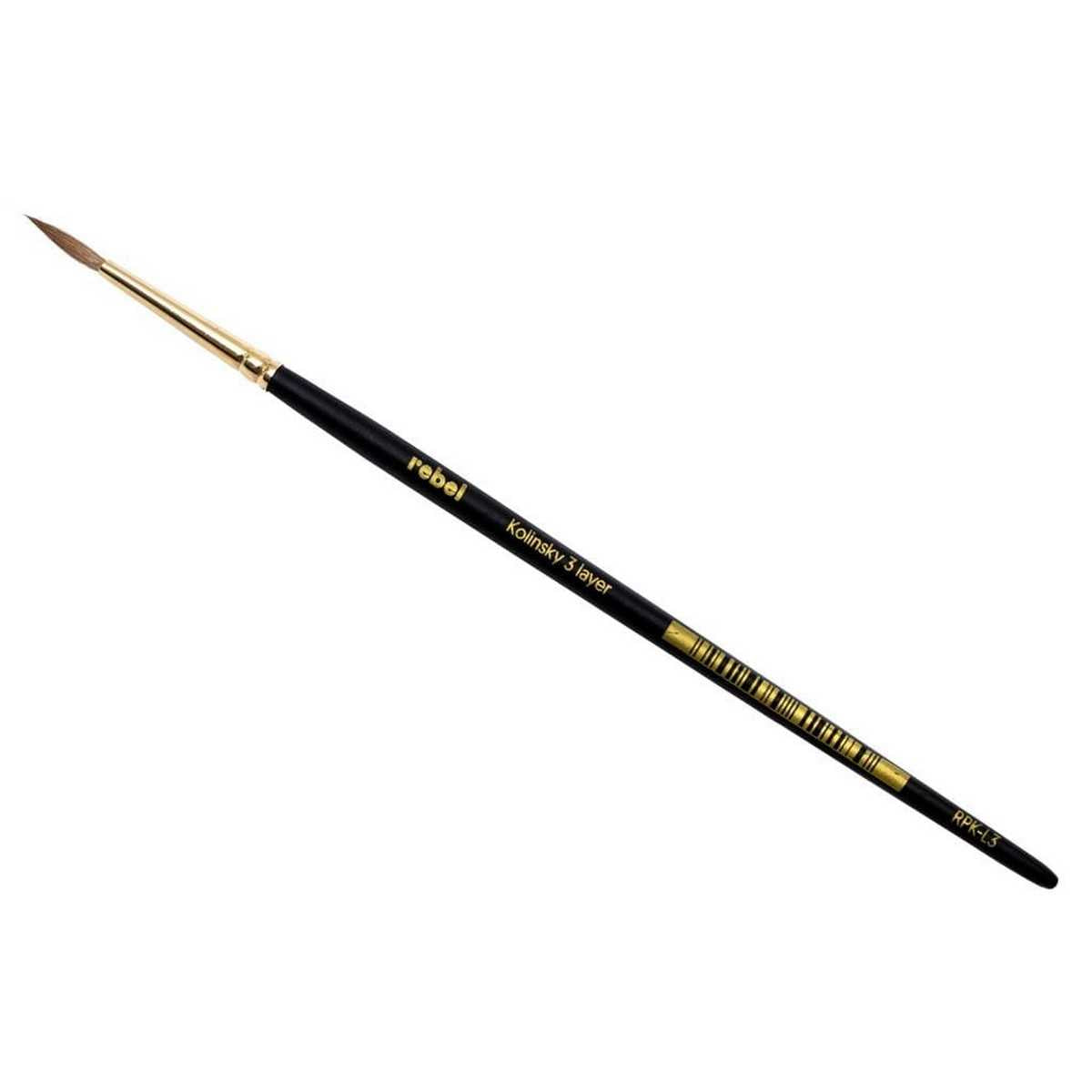 Rebel Brush Natural Kolinsky Layer 3 Miniatures Game Accessory