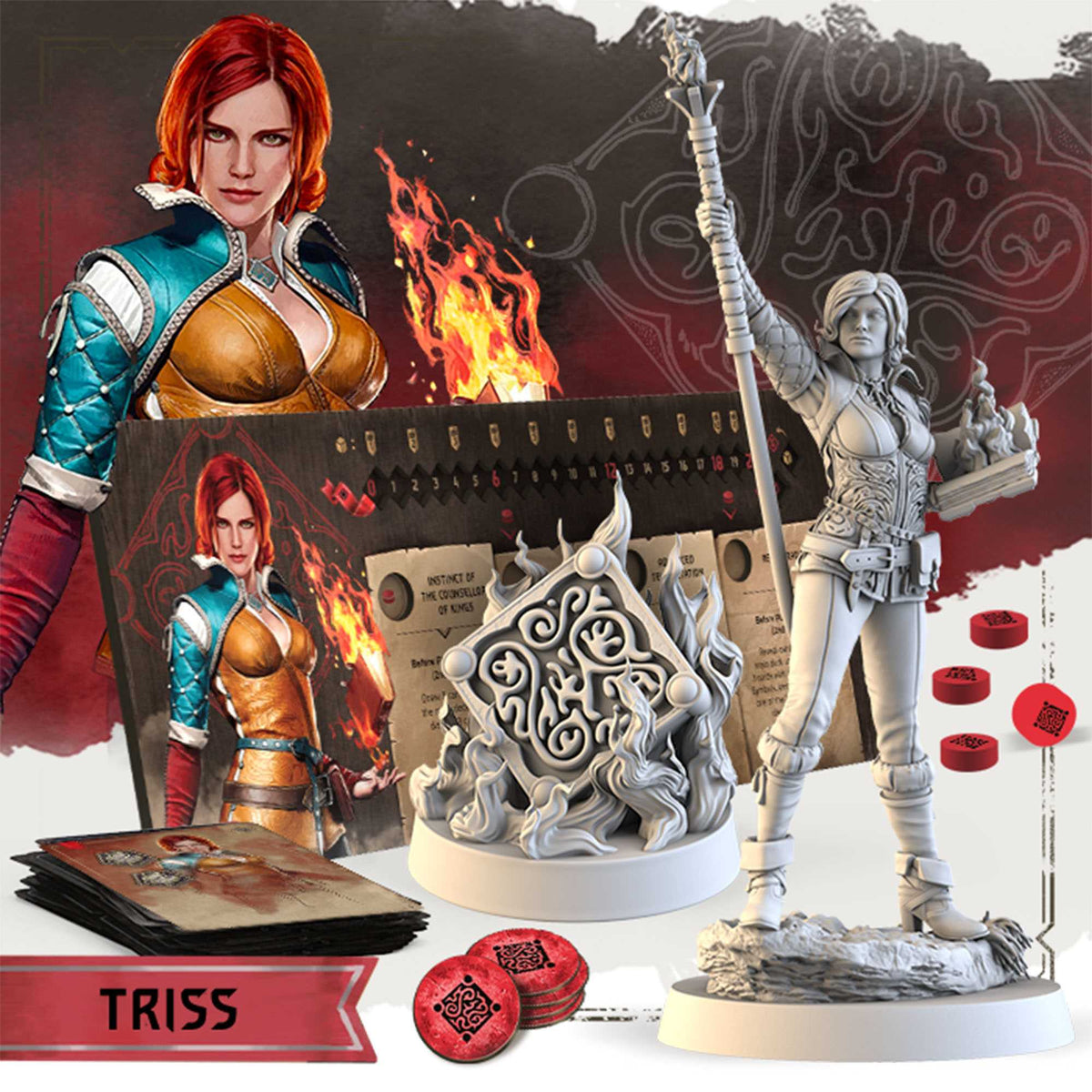 Triss A Grain of Truth The Witcher Path of Destiny Board Game by Go On Board 1