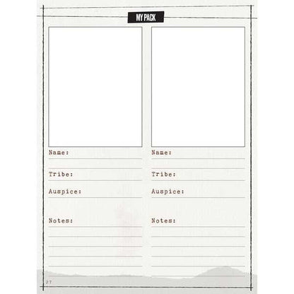 Werewolf: The Apocalypse 5th Edition Expanded Character Sheet Journal 4