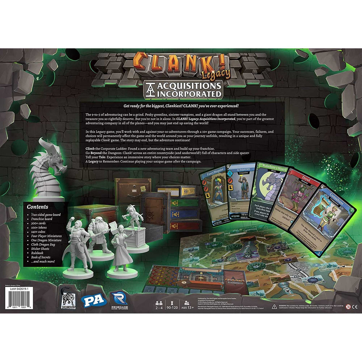 Clank Legacy Acquisitions Incorporated Board Game by Direwolf 3