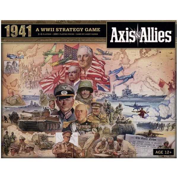 Axis & Allies 1941 WWII Strategy Board Game Epic War Struggle for Supremacy 1