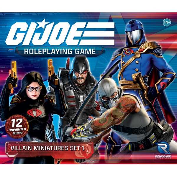 G.I. JOE Roleplaying Game Villain Miniatures Set 1 2