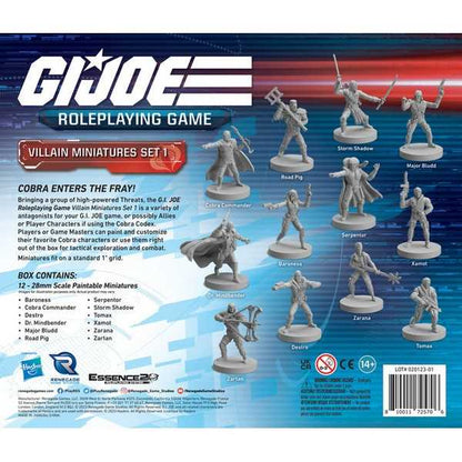 G.I. JOE Roleplaying Game Villain Miniatures Set 1 3