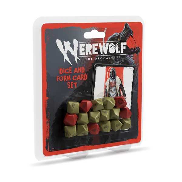 Werewolf: The Apocalypse 5th Edition Roleplaying Game Dice and Form Card Set 1