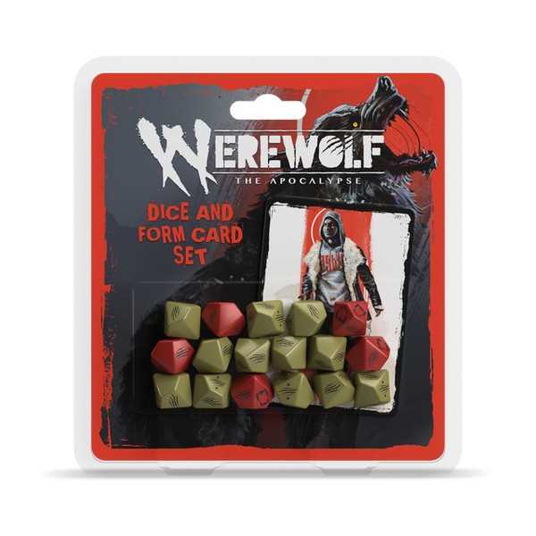 Werewolf: The Apocalypse 5th Edition Roleplaying Game Dice and Form Card Set 2