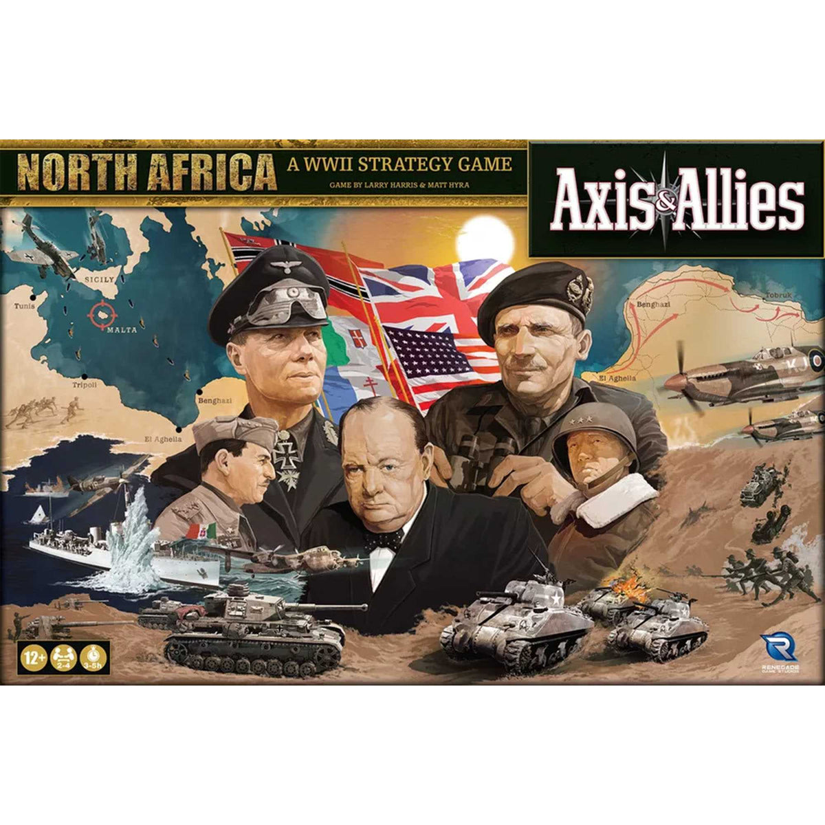 Axis and Allies North Africa Roleplaying Game by Renegade Game Studio 1