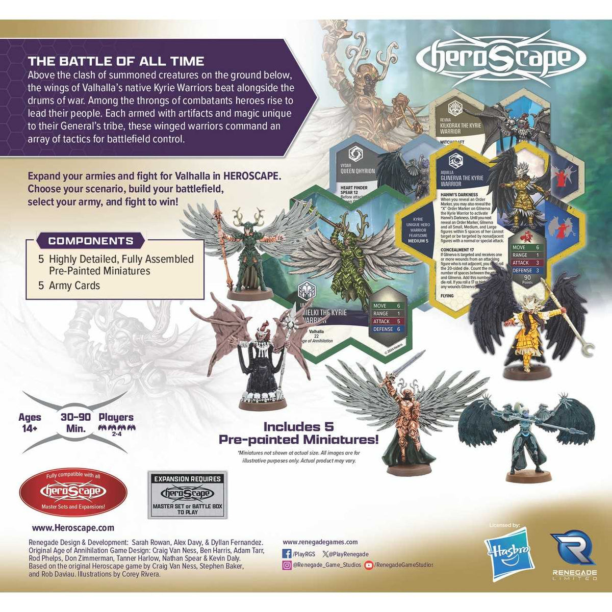 Heroscape: Revna’s Rebuke: Kyrie Warriors Army Expansion - Premium Painted Edition 3