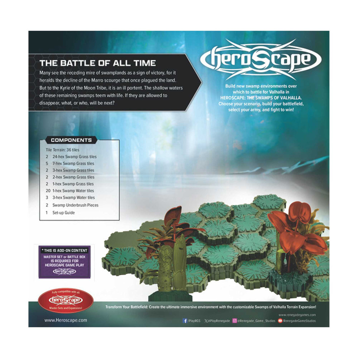 Heroscape: The Swamps of Valhalla Terrain Expansion 3