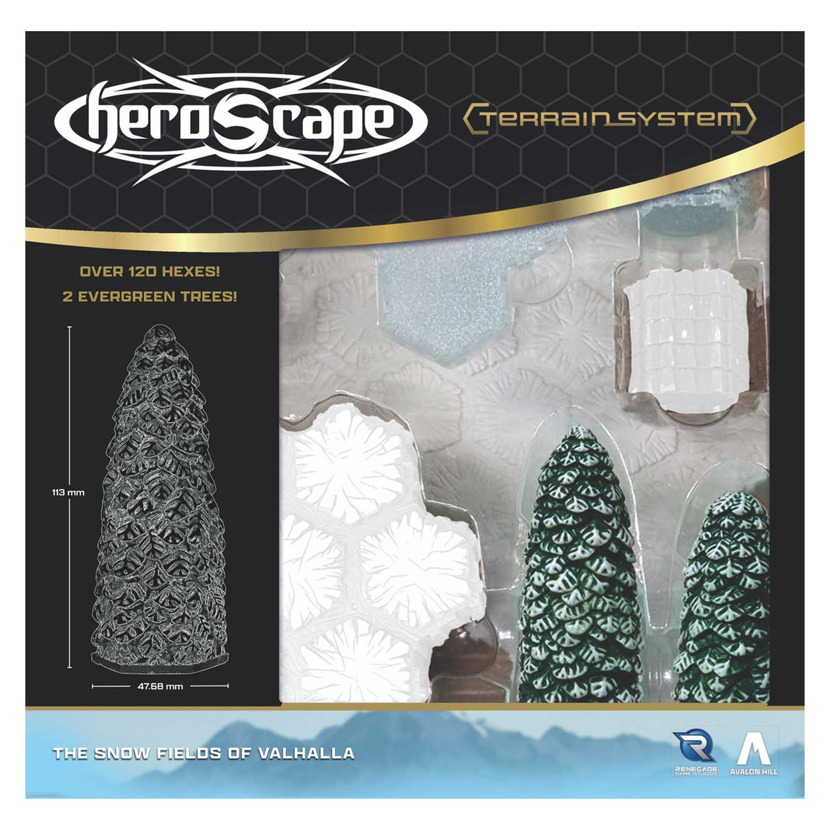 Heroscape: The Snow Fields of Valhalla Terrain Expansion 2