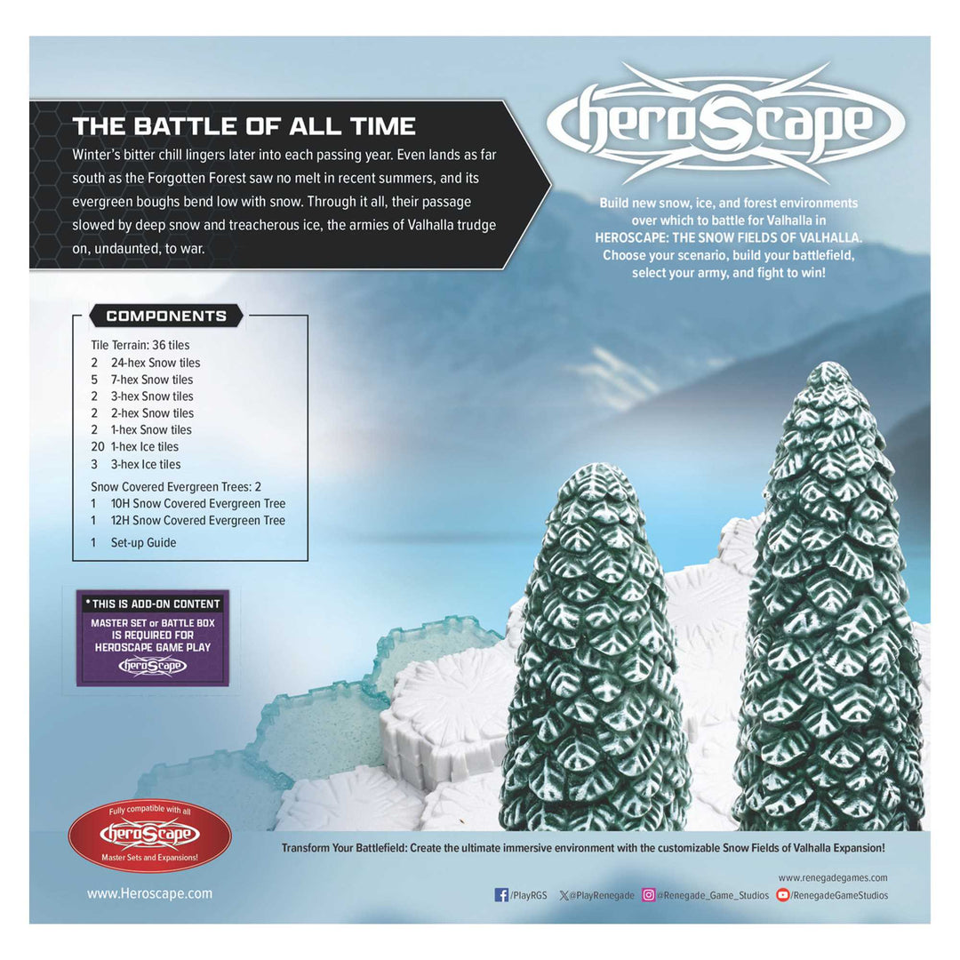 Heroscape: The Snow Fields of Valhalla Terrain Expansion 3